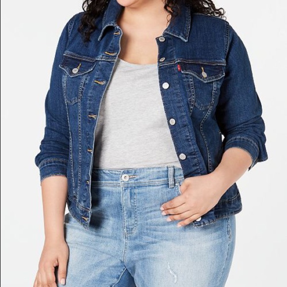 Levi’s Plus Size Trucker Denim Jacket 2X - Picture 2 of 8